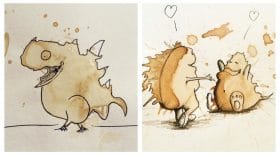 monstre taches café