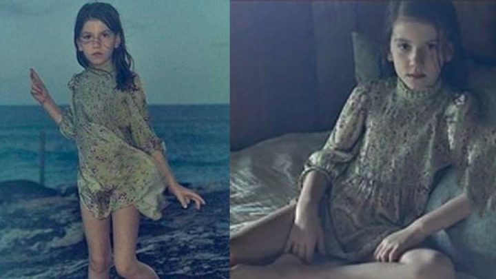 campagne Zara inappropriée enfant hypersexualisé