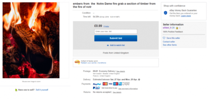 Notre-Dame eBay