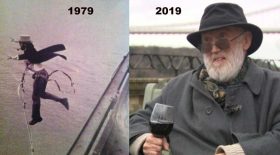 david kirke premier saut à l'élastique invention 1979