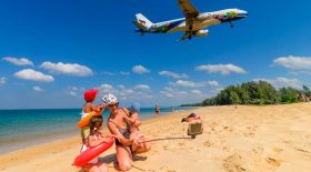 selfie plage avion atterrissage peine de mort
