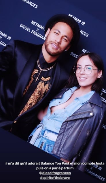 Agathe Auproux dévoile un sein face à Neymar ! OUPS