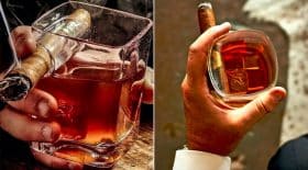 Cadeaux fête des pères verre cigare