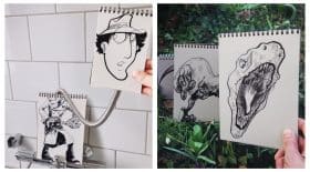 carnet dessin mise en scène