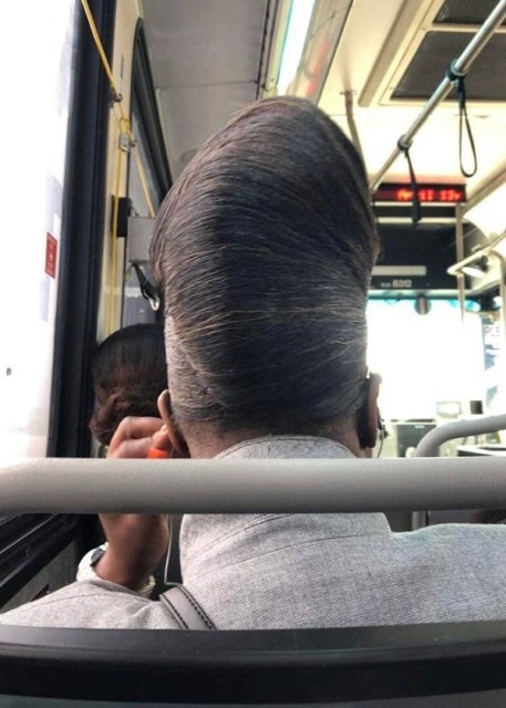 coupe de cheveux improbable