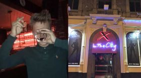 jeune dépense son argent dans un club de striptease