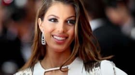 Iris Mittenaere en femme d'affaires très classe