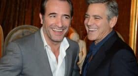 Jean Dujardin et George Clooney