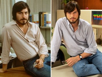 Steve Jobs et Ashton Kutcher