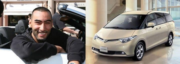 La Fouine:Toyota Estima