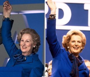 Margaret Thatcher et Meryl Streep