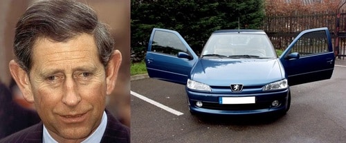 Prince Charles:Peugeit 306