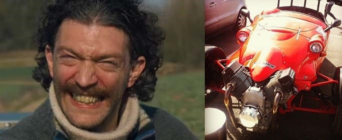 Vincent Cassel:Voiture inconnue