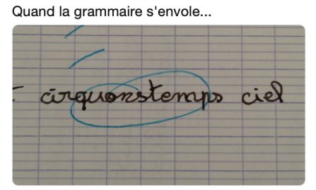 la grammaire s'envole