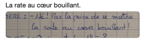 la rate au coeur bouillant