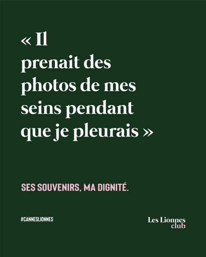 Les lionnes harcèlement pub