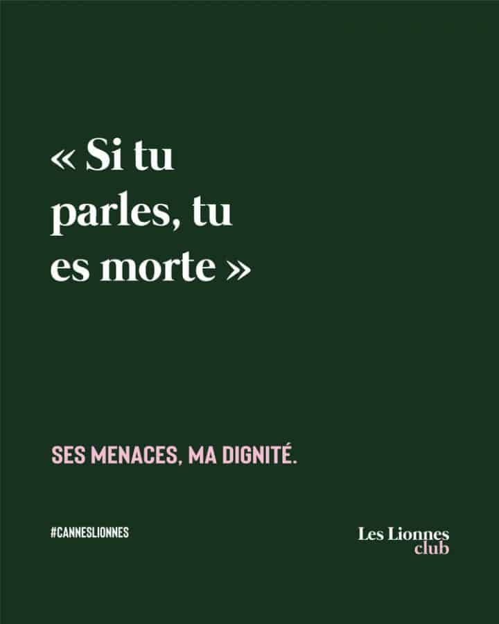 Les lionnes harcèlement pub