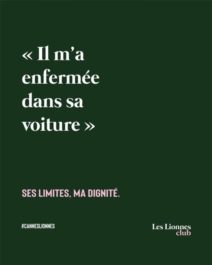 Les lionnes harcèlement pub