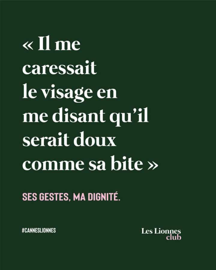 Les lionnes harcèlement pub