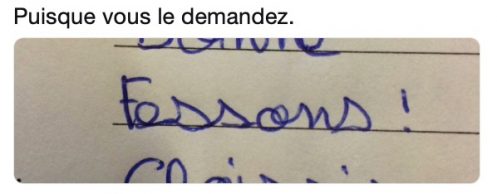 puisque vous le demandez