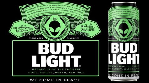 Bud Light Alien