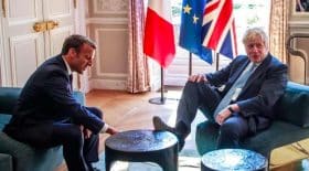 Boris Johnson Emmanuel Macron