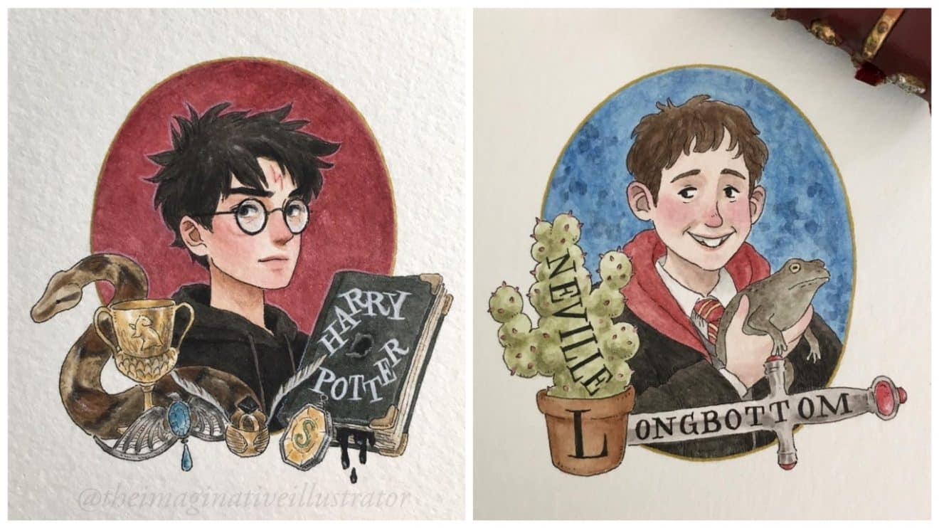 Découvrez les plus beaux dessins inspirés de l'univers Harry Potter de Melody Howe