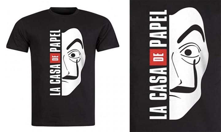 tshirt la casa de papel