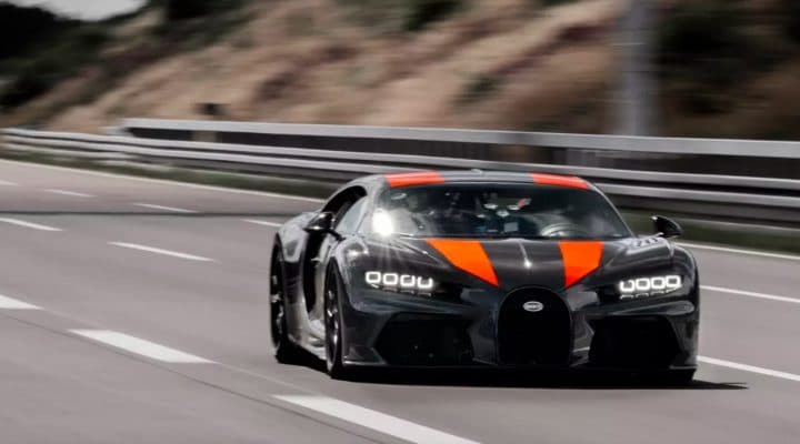 Bugatti record vitesse