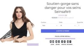 seinsafe arnaque soutien gorge anti cancer