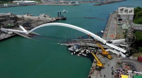 effondrement pont taiwan