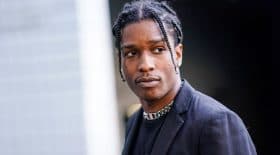 asap rocky concert prison suede