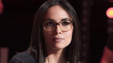 Agathe Auproux très sexy en cuir