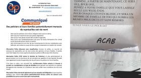 lettres menace police
