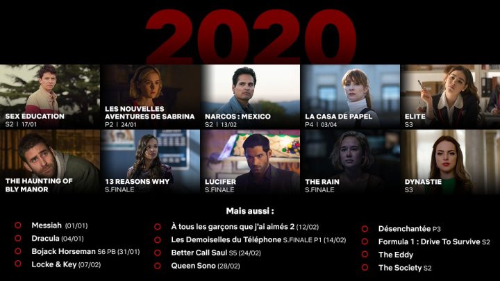 Netflix dévoile son programme 2020