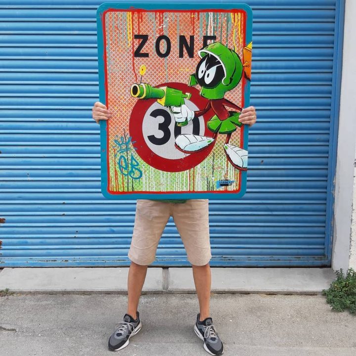 Eugène Barricade panneau signalisation 11