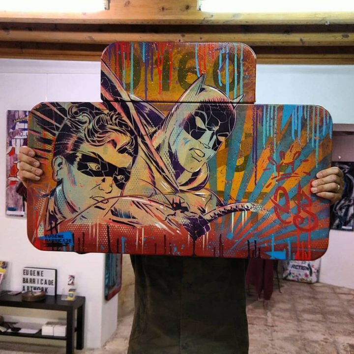 Eugène Barricade panneau signalisation 12