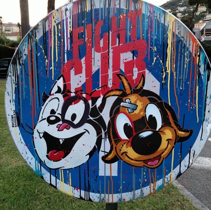 Eugène Barricade panneau signalisation 13