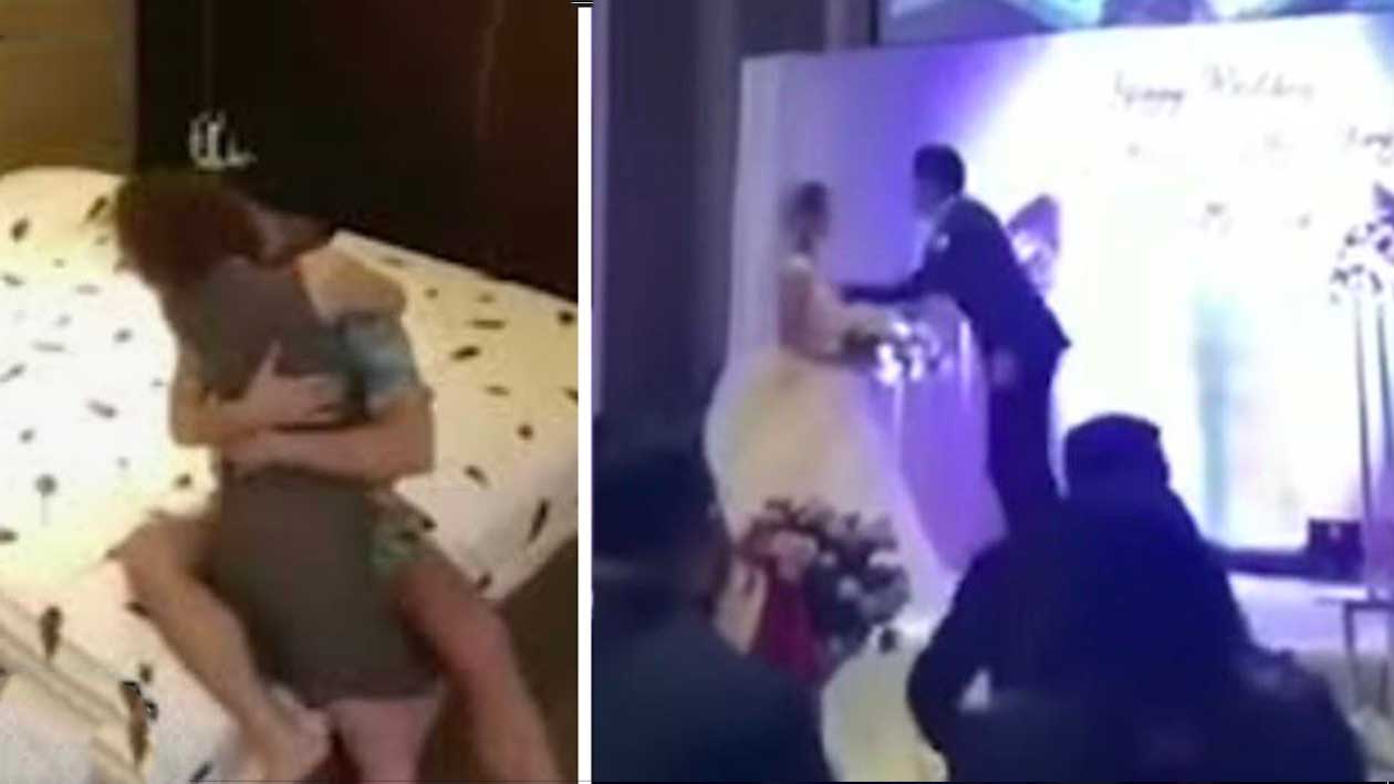 Un mari trompé diffuse la sextape de sa femme devant tous les invités le jour de leur mariage image