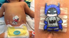 medecin pansements enfants malades
