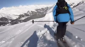 ski skieur chute