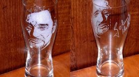Verre Johnny Hallyday