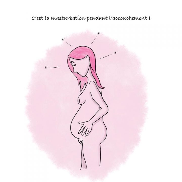 Illustration masturbation pendant accouchement