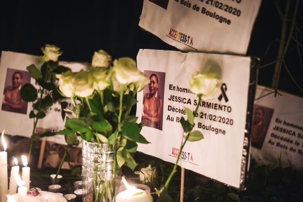 Hommage à Jessyca Sarmiento tuée au Bois de Boulogne