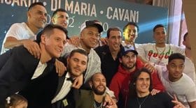 Les joueurs de PSG déchainés lors d'une soirée