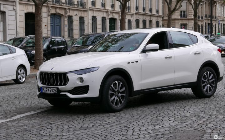 Maserati voiture crashée