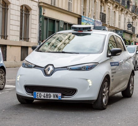 Voiture "scanneuse" de stationnement