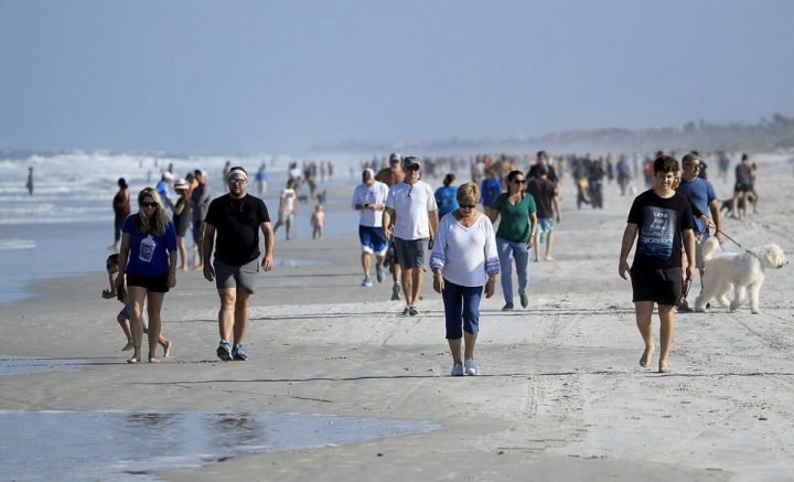 américains plages Floride