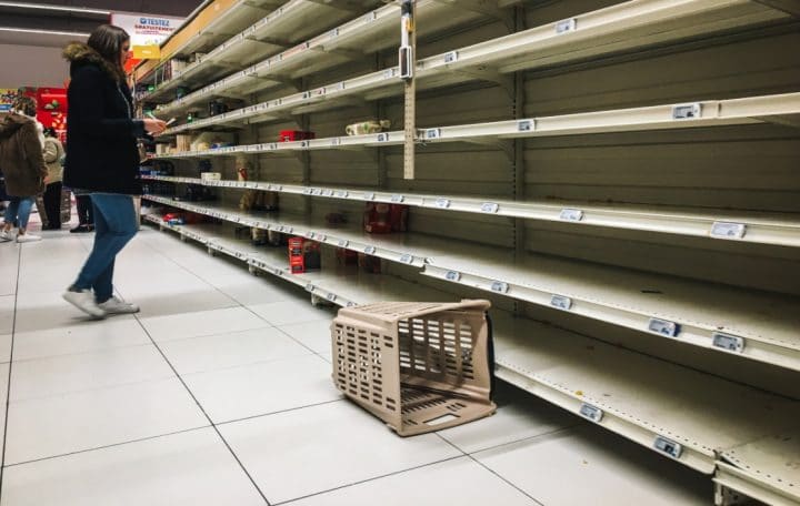 supermarchés pénuries