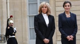 Brigitte MAcron et la Reine d'Espagne